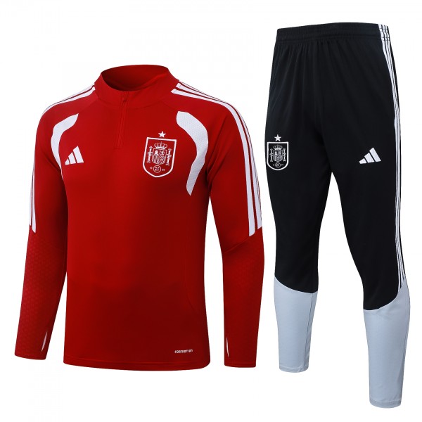 Spain tracksuit mens training red black kit 2026-2027