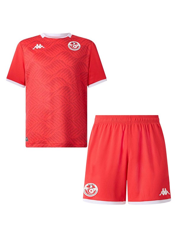 Tunisie home kids kit childrens jersey 2026 world cup