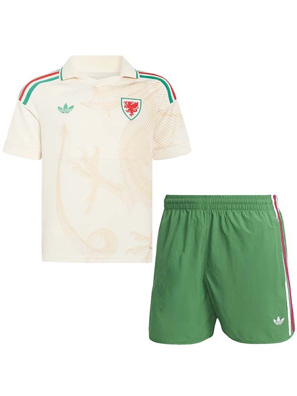 Wales away kids kit childrens jersey 2026 world cup