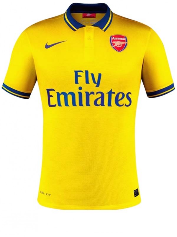 Arsenal away jersey mens retro shirt 2013-2014