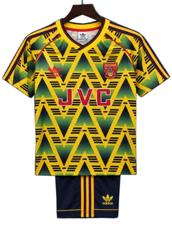 Arsenal away kids kit childrens retro jersey 1991-1993