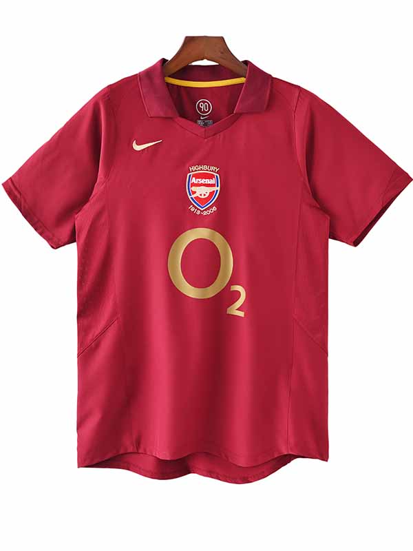 Arsenal home jersey mens retro shirt 2005-2006