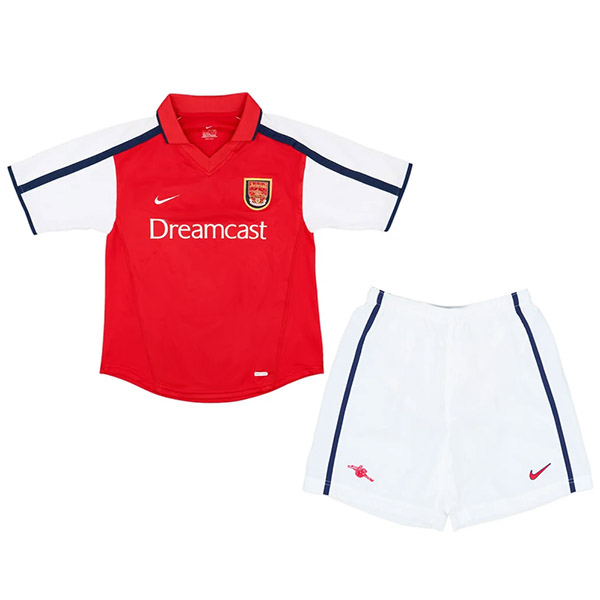 Arsenal home kids kit children retro jersey 2000-2002