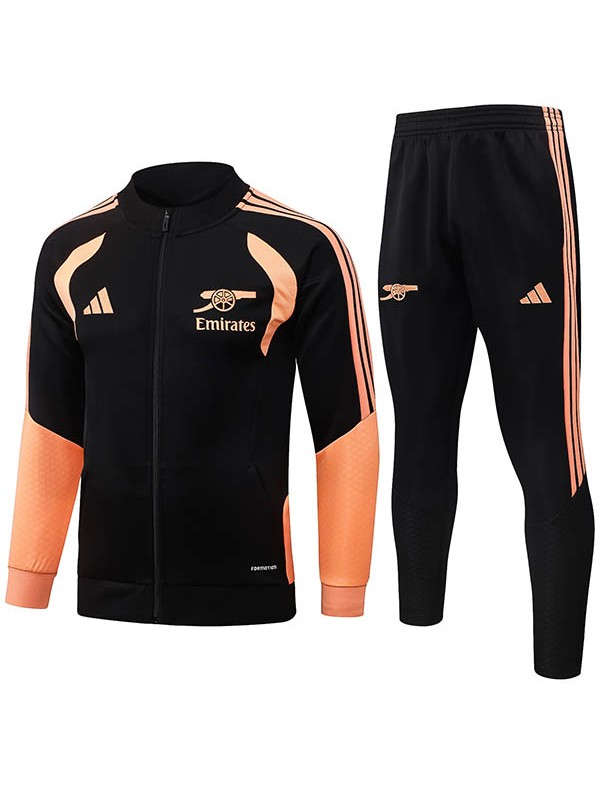 Arsenal jacket mens black orange  training tracksuit 2026-2027