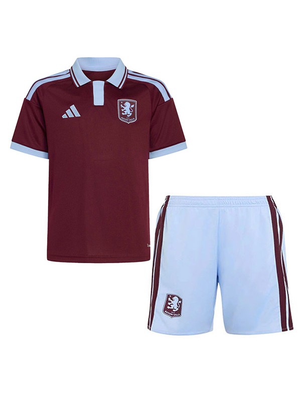 Aston Villa home kids kit 2026-2027