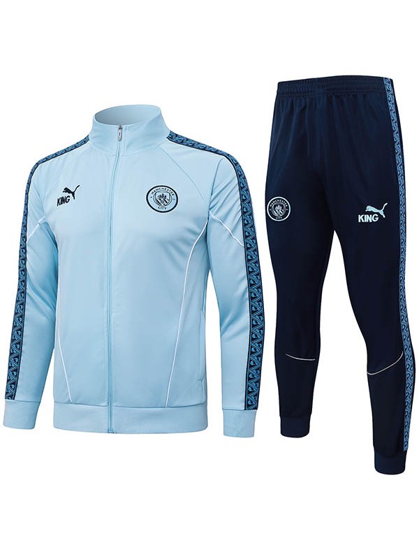 Manchester city jacket mens light blue training tracksuit 2026-2027