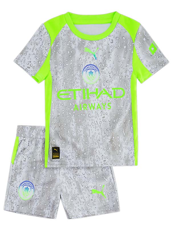 Manchester city third kids kit childrens jersey 2025-2026