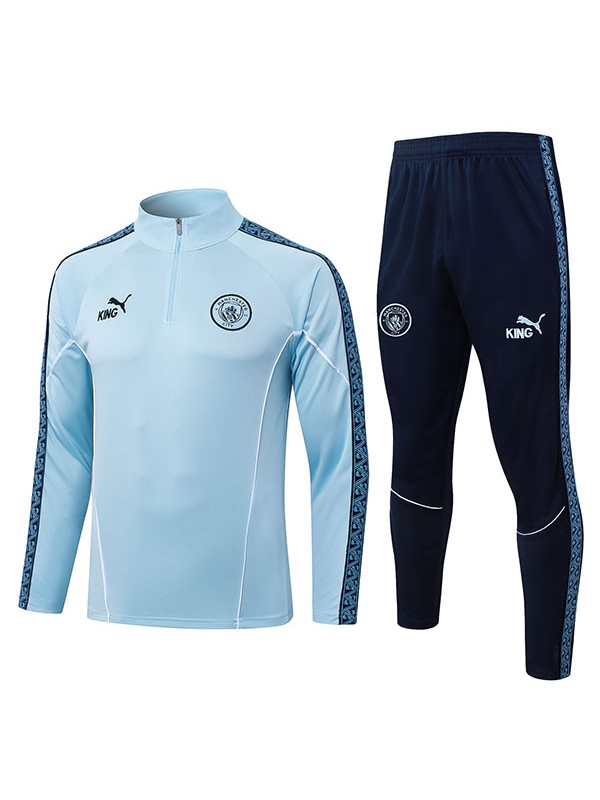 Manchester city tracksuit mens light blue training kit 2026-2027