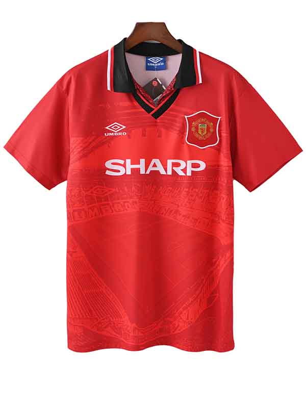 Manchester united home jersey mens retro shirt 1995-1996