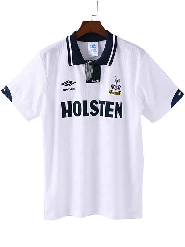 Tottenham hotspur home jersey mens retro shirt 1992-1993