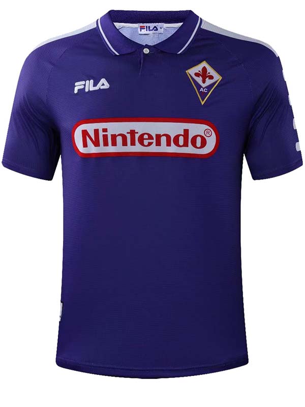 Fiorentina home retro jersey mens soccer shirt 1998-1999