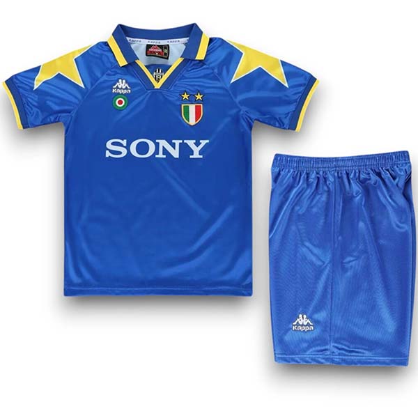 Juventus away kids kit children retro jersey 1995-1996