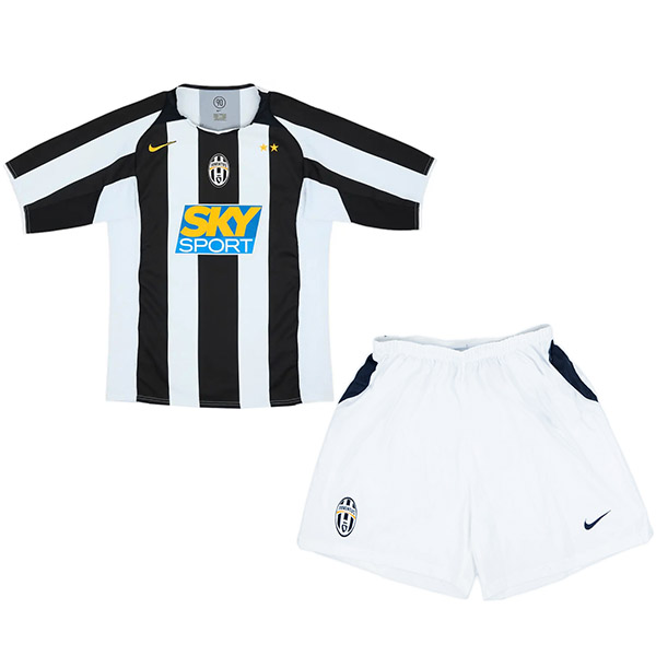 Juventus home kids kit children retro jersey 2004-2005