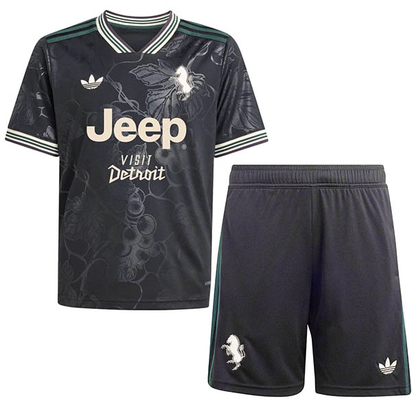 Juventus third kids kit childrens jersey 2025-2026
