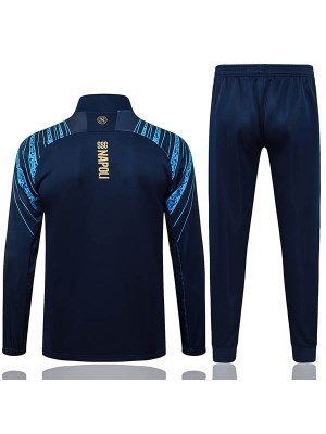 Napoli jacket mens navy blue training tracksuit 2026-2027